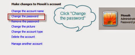 windows 7 Change Password