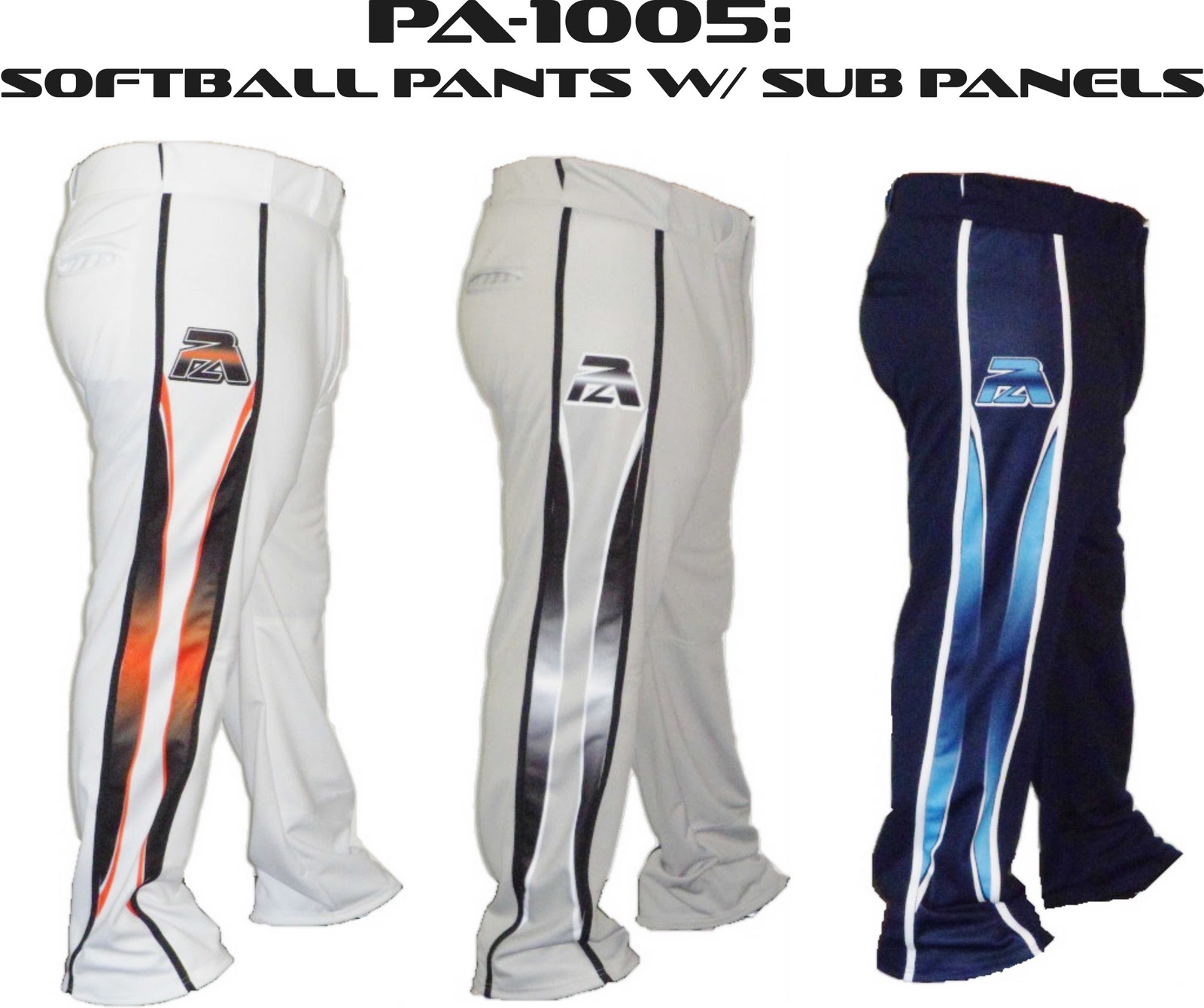 In Size Charttensity Softball Pants