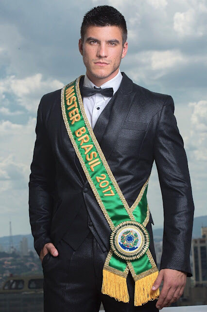 O policial militar Bruno Poczinek, o Mister Brasil 2017. Foto: Ronaldo Gutierrez