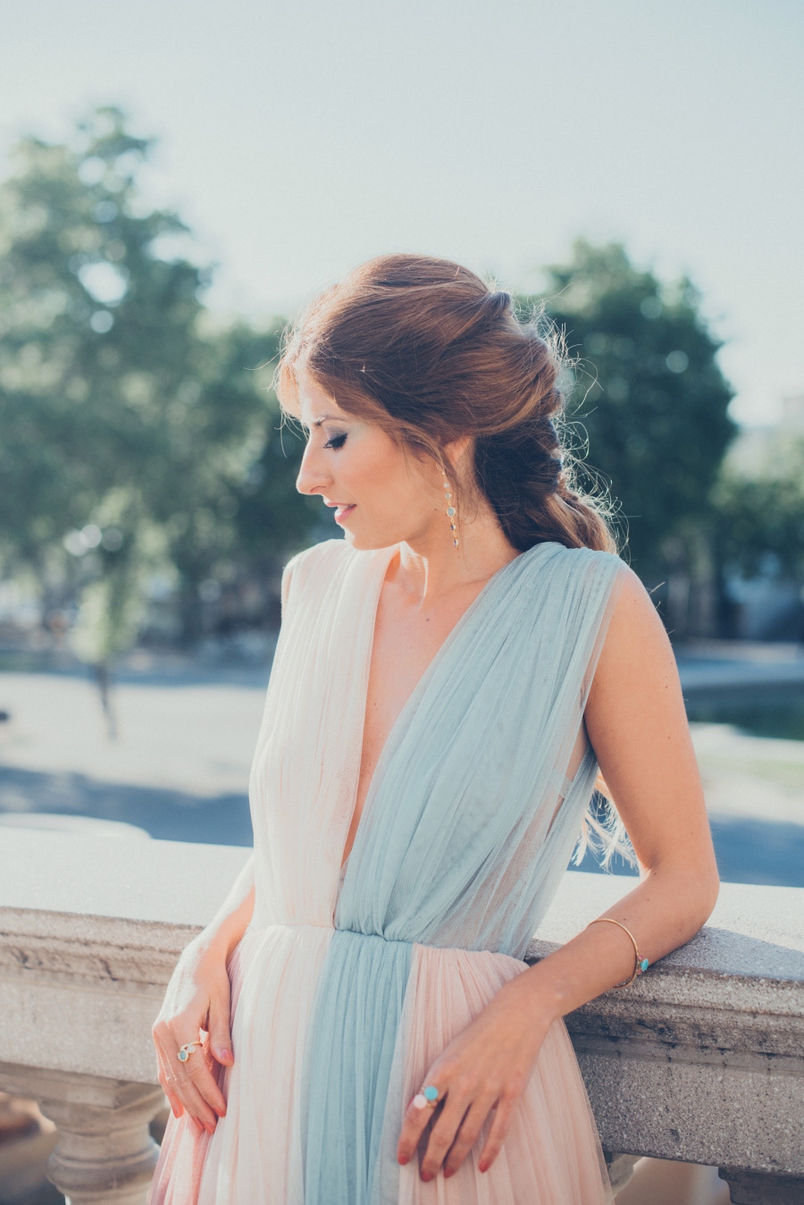 Vestido De Tul Inspiracion Griega Pronovias Fashion Show A Trendy Life Bloglovin