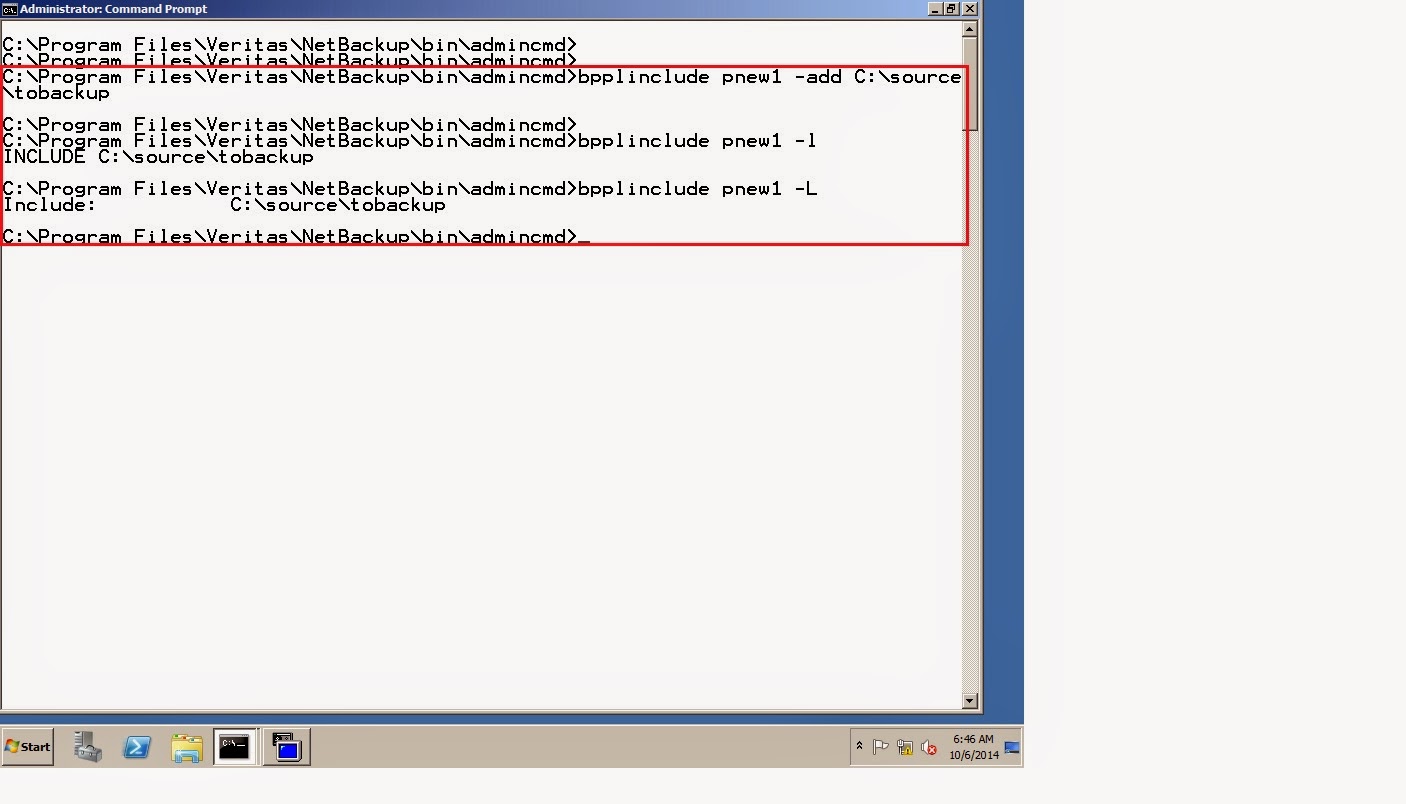 Remote Infrastructure Management Symantec Netbackup 7.6.0.1 Command