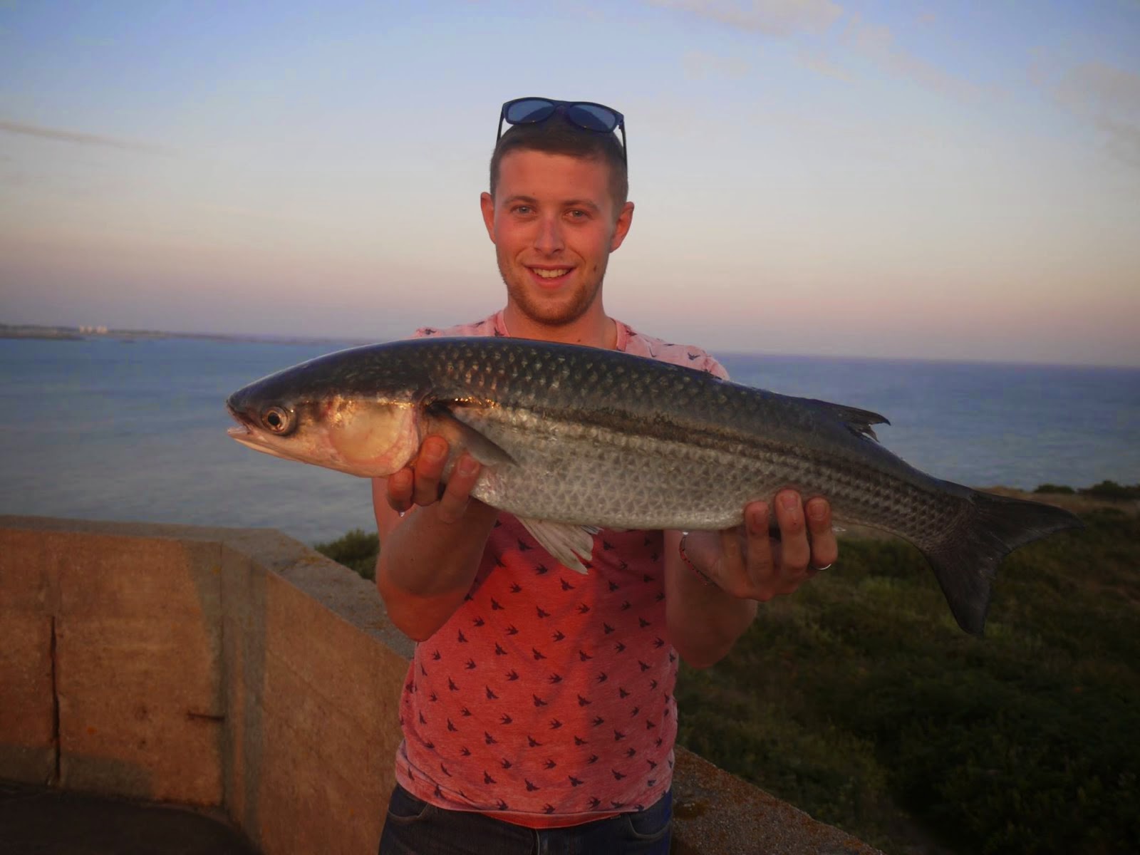 6lb 6oz Thin Lipped Mullet - Channel Island Record!