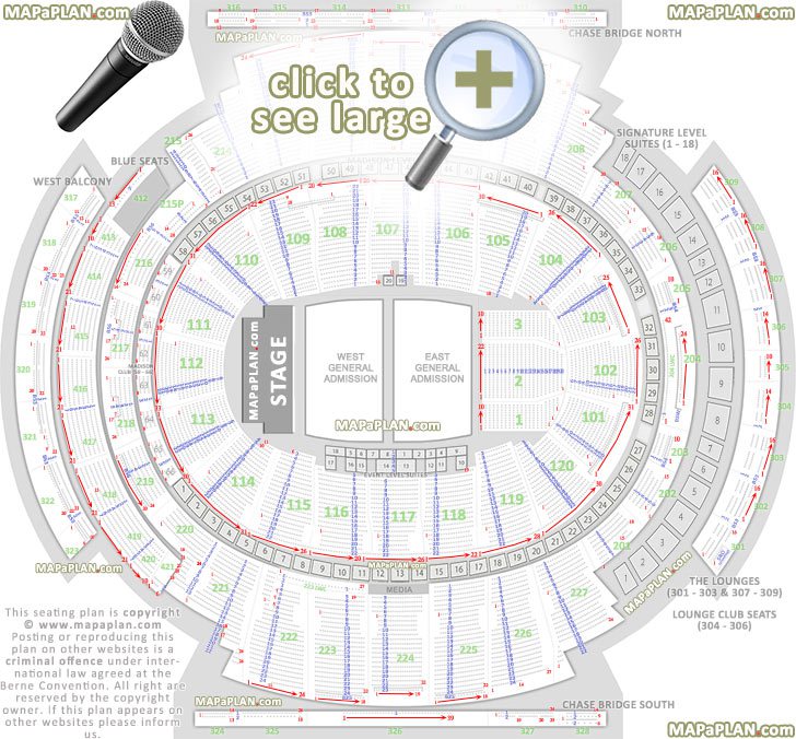 Msg Seating Chart Concert Msg Seating Chart Concert