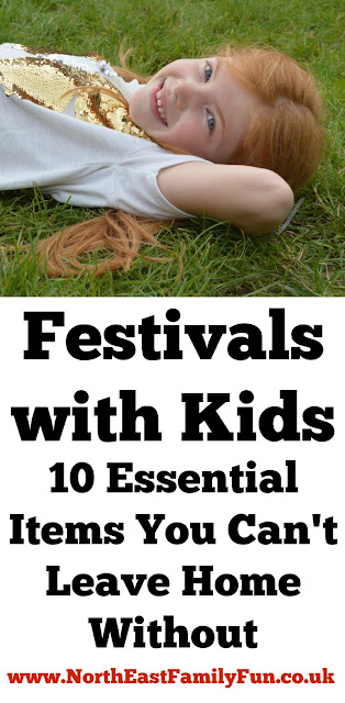 We're heading to Festival on the Wall in Northumberland and the Just So Festival in Cheshire this year. Here are our 10 Essential Items to pack when visiting a festival with kids.