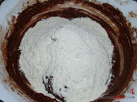 Tarta de chocolate, nata y granadina - Paso 3