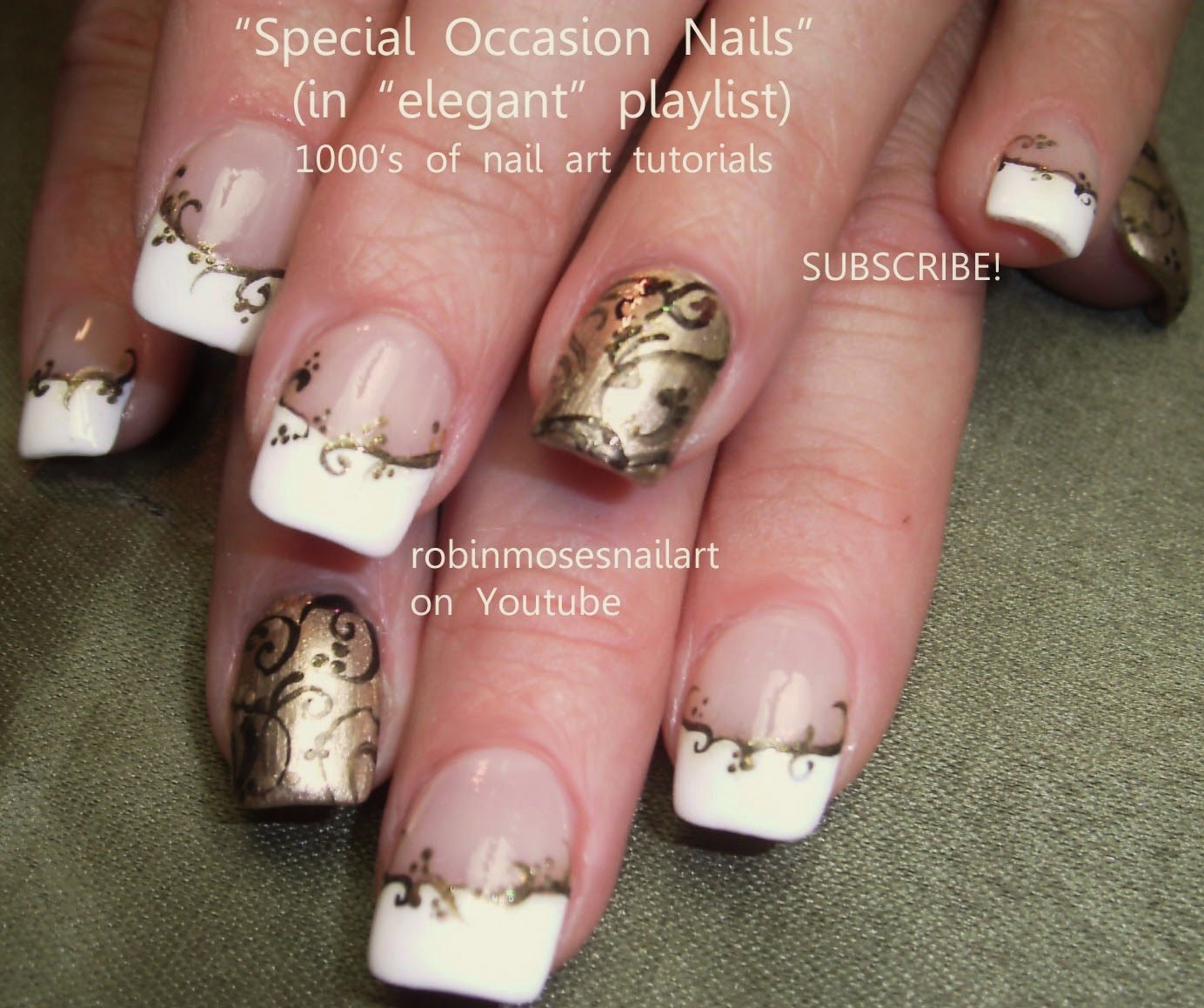 Nail Art by Robin Moses "elegant nail art" "elegant nails" "filigree