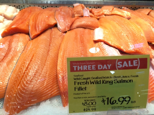 Don T Miss Wild King Salmon 3 Day Sale At Whole Foods Market 9 18 20