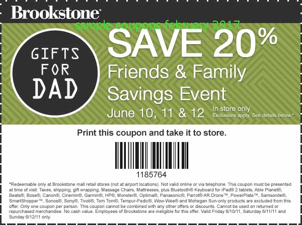 Brookstone coupon code june 2018