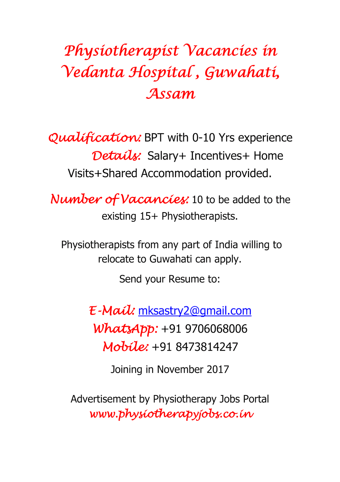Physiotherapy JOBS physiotherapy-jobs