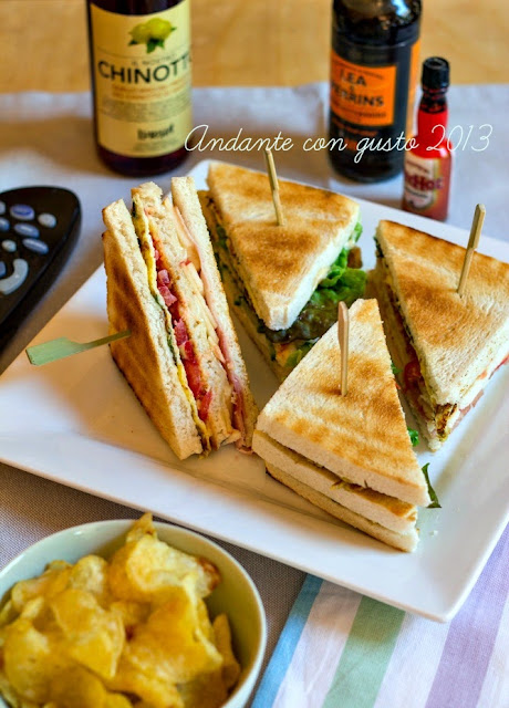 club sandwiches: metti una sera a cena...in casa da sola! 