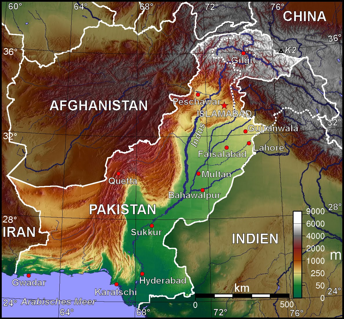 The Atlas of Pakistan: General maps