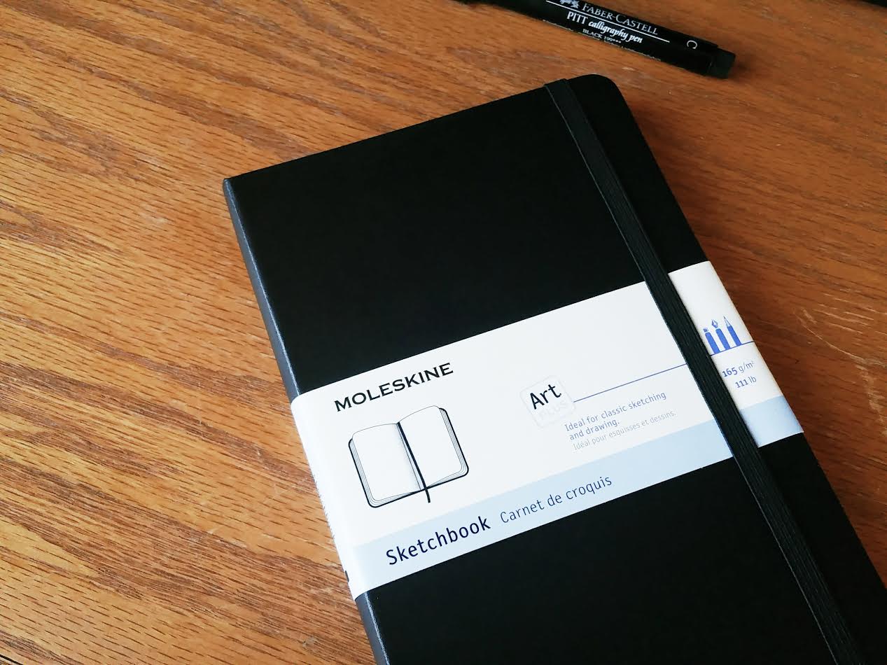 New Art Journal Moleskine Sketchbook / Seaweed Kisses