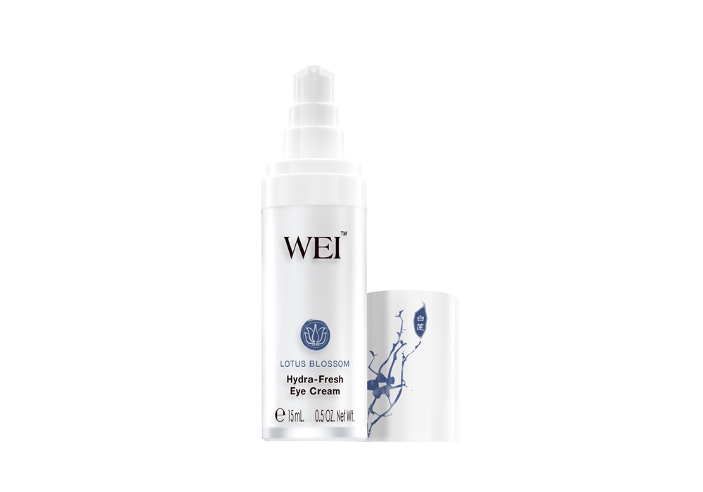 Review WEI Beauty Lotus Blossom HydraFresh Eye Cream WEIBeauty 