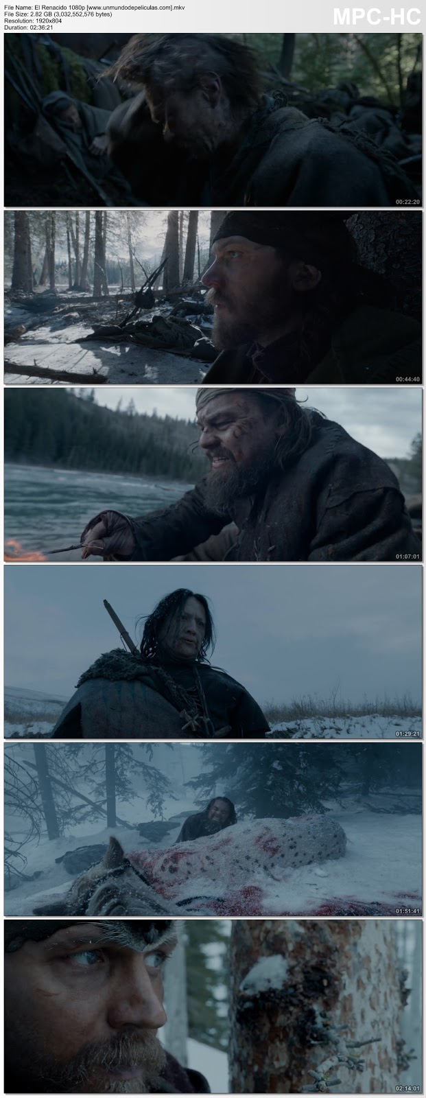 Capturas de la película.