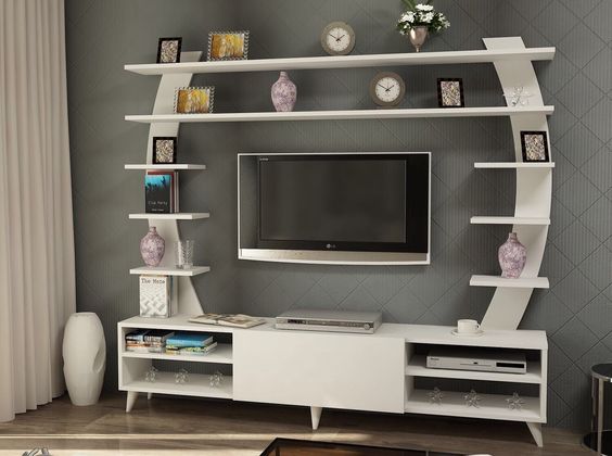 Best 35 Modern Tv Cabinets Designs For Living Room Interior 2019