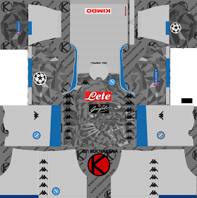 SSC Napoli 2018/19 UCL Kit - Dream League Soccer Kits
