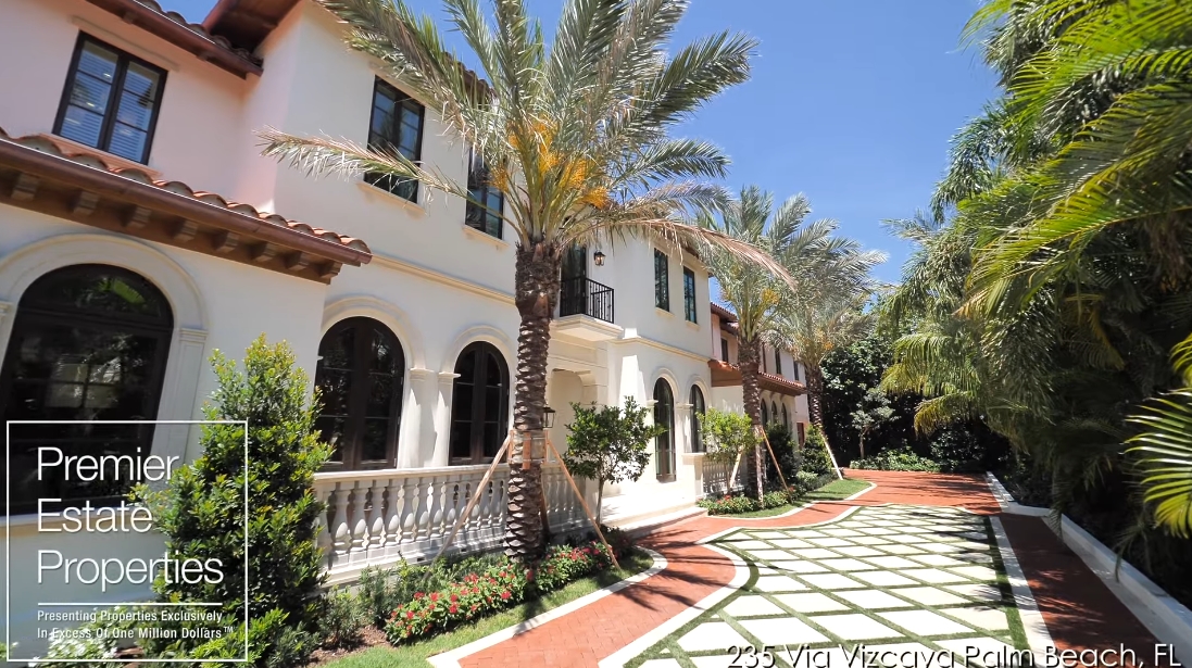 58 Interior Design Photos vs. 235 Via Vizcaya, Palm Beach, FL Luxury Home Tour