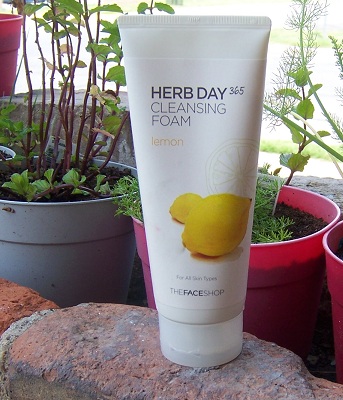 the face shop lemon face wash