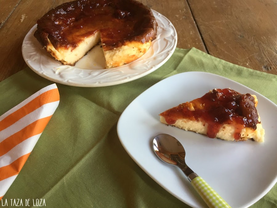 tarta-de-queso-con-mermelada-de-frambuesa