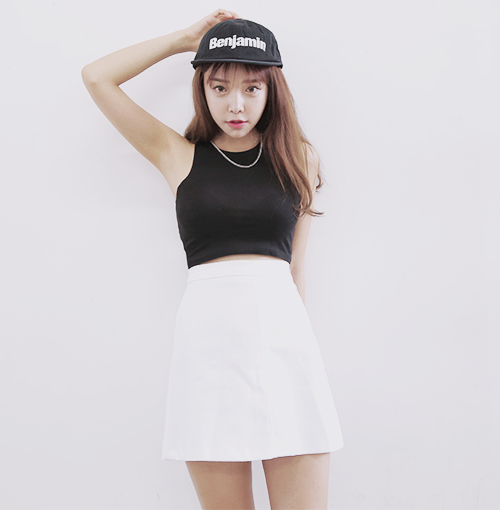 [Stylenanda] Basic Sleeveless Crop Top | KSTYLICK - Latest Korean ...