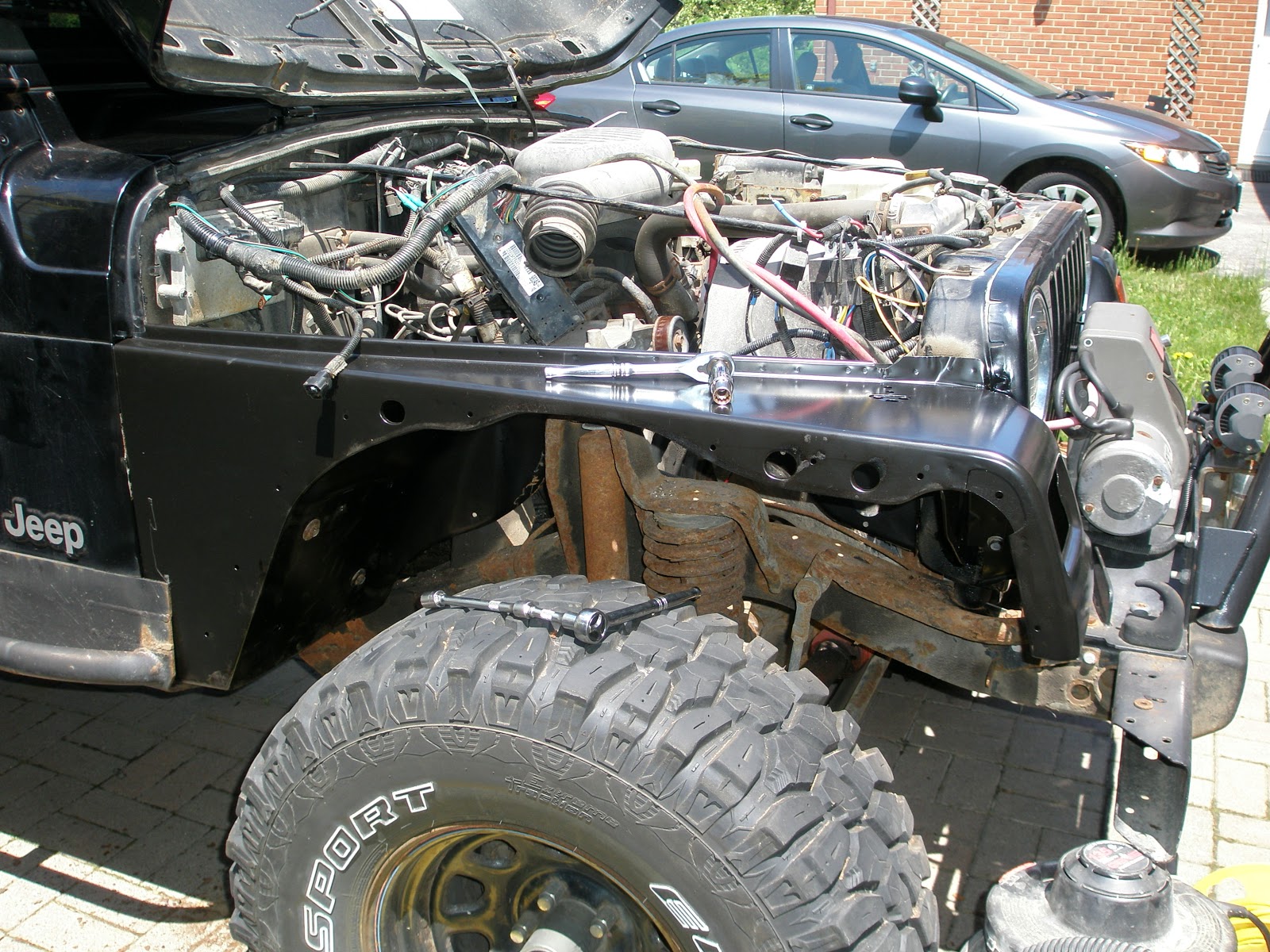 JeepGarage.ca Jeep TJ Front Fender Replacement