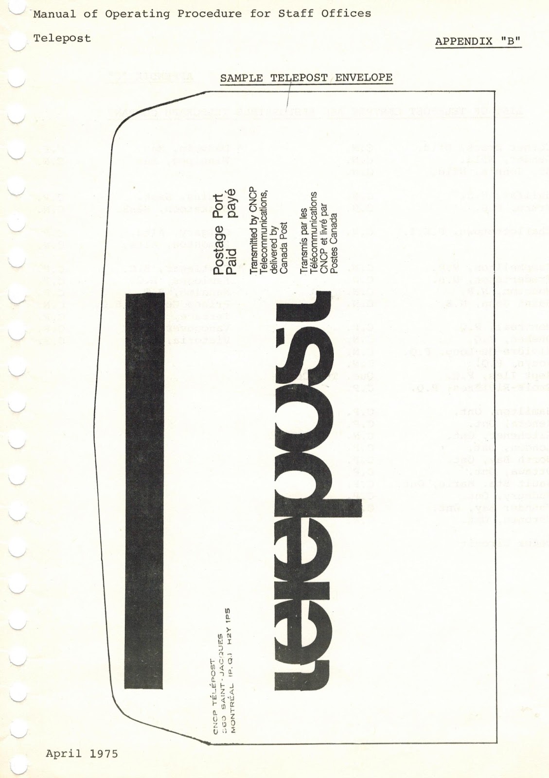 Postal History Corner: Telepost