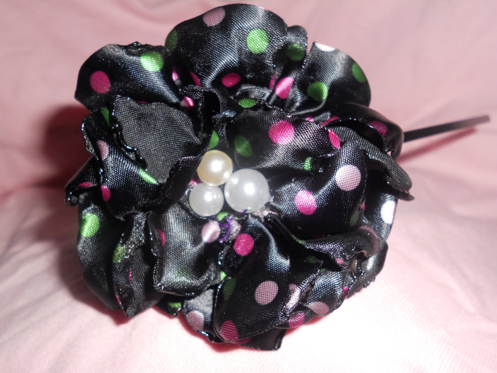 Sister See Sister Do Fabric Flower Felt Flower Ribbon Flower