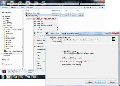 Cara Install Cygwin di Windows 7 32 Bit