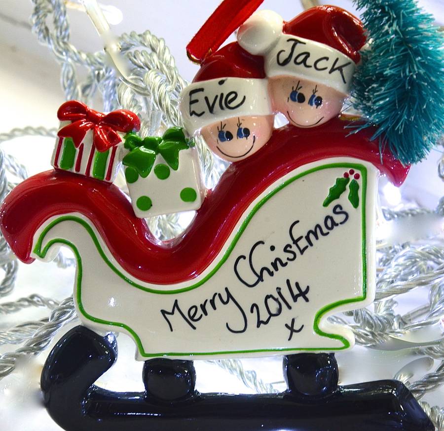 santa s little blogger personalised christmas decorations santa s little blogger personalised christmas decorations