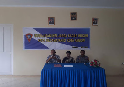 Pemkot Ambon Bentuk Program Keluarga Sadar Hukum. 1 slarmanat
