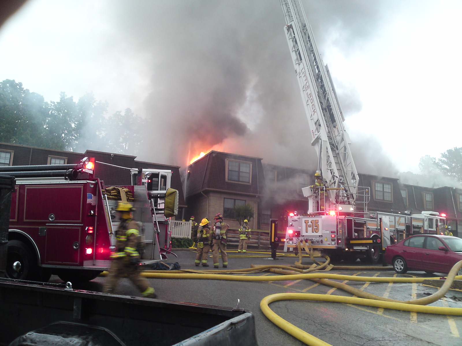 Stage à Little Rock Incendie à Westpark Meadows