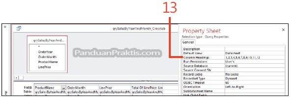 Cara Membuat Query Crosstab Menggunakan Query Wizard Di