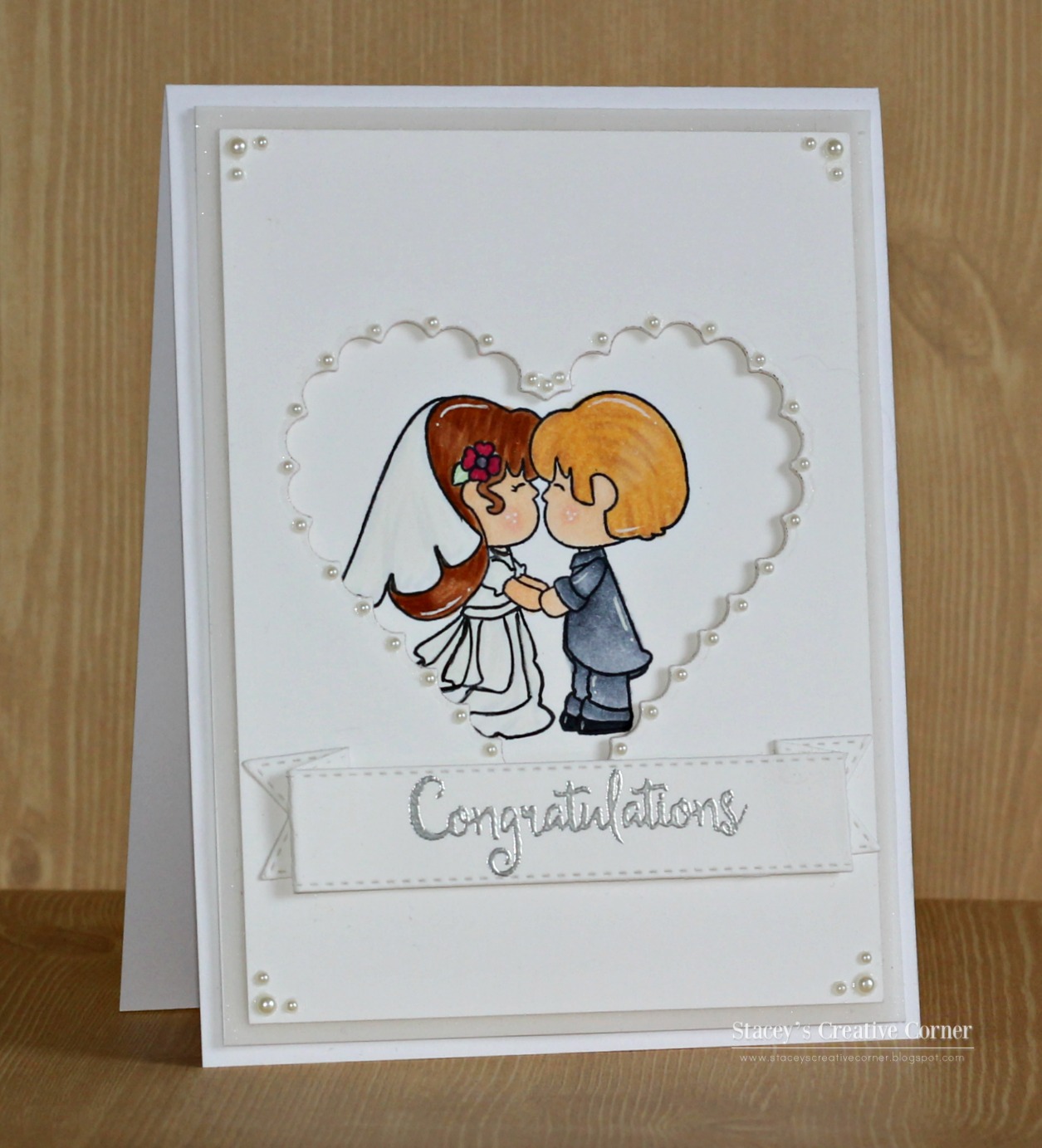 Stacey's Creative Corner Wedding Congratulations Card