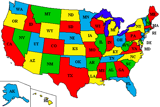 50 States In Usa Latest Lovely