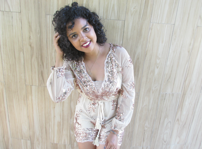 Macaquinho com lantejoulas e transparências Macaquinho com lantejoulas e transparências, Natália Sena, Blogueira de Salvador