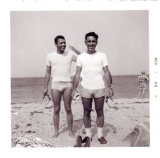 This is What Frank Bushong and Roger Pegram Looked Like  on 8/15/1955 