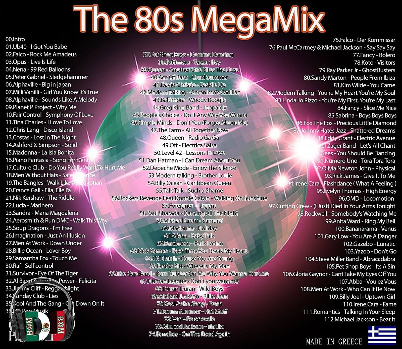 Top Vinilos Discotheque The 80s Megamix DJ Kosta (Posted By Deejy B