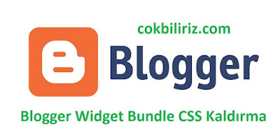 Blogger Widget Bundle CSS Kaldırma