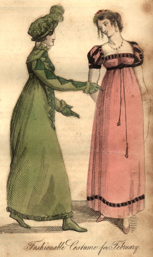 Regency Era Clothing Regency Era Fashion Plate February 1815 Ladies
