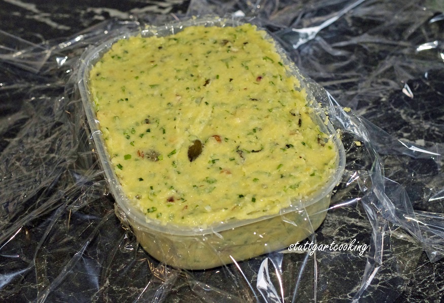 stuttgartcooking: Gebratene Polenta mit Nüsse und Kräutern an Bärlauch ...