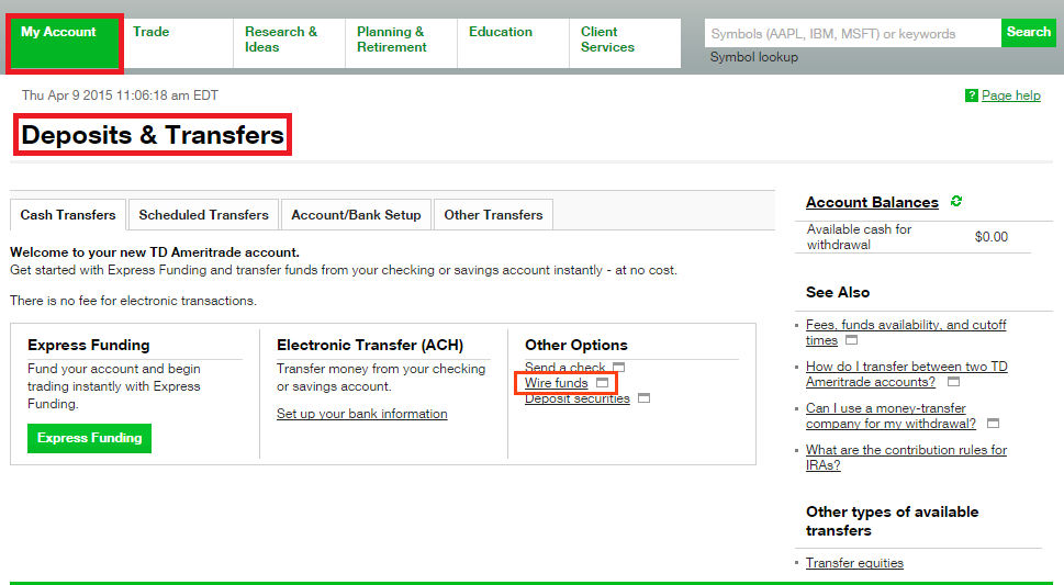 How To Check Account Type Td Ameritrade TD Ameritrade 開戶心得、電匯(國際匯款)之圖文解說教學分享 (2017-04-12 更新) @ HC愛筆記財經