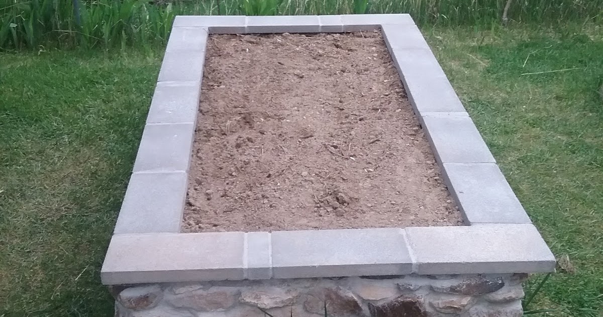 Garden of Alchemy Stone Raised Garden Bed Completed!