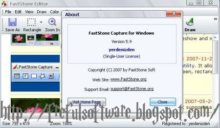 fast stone capture key