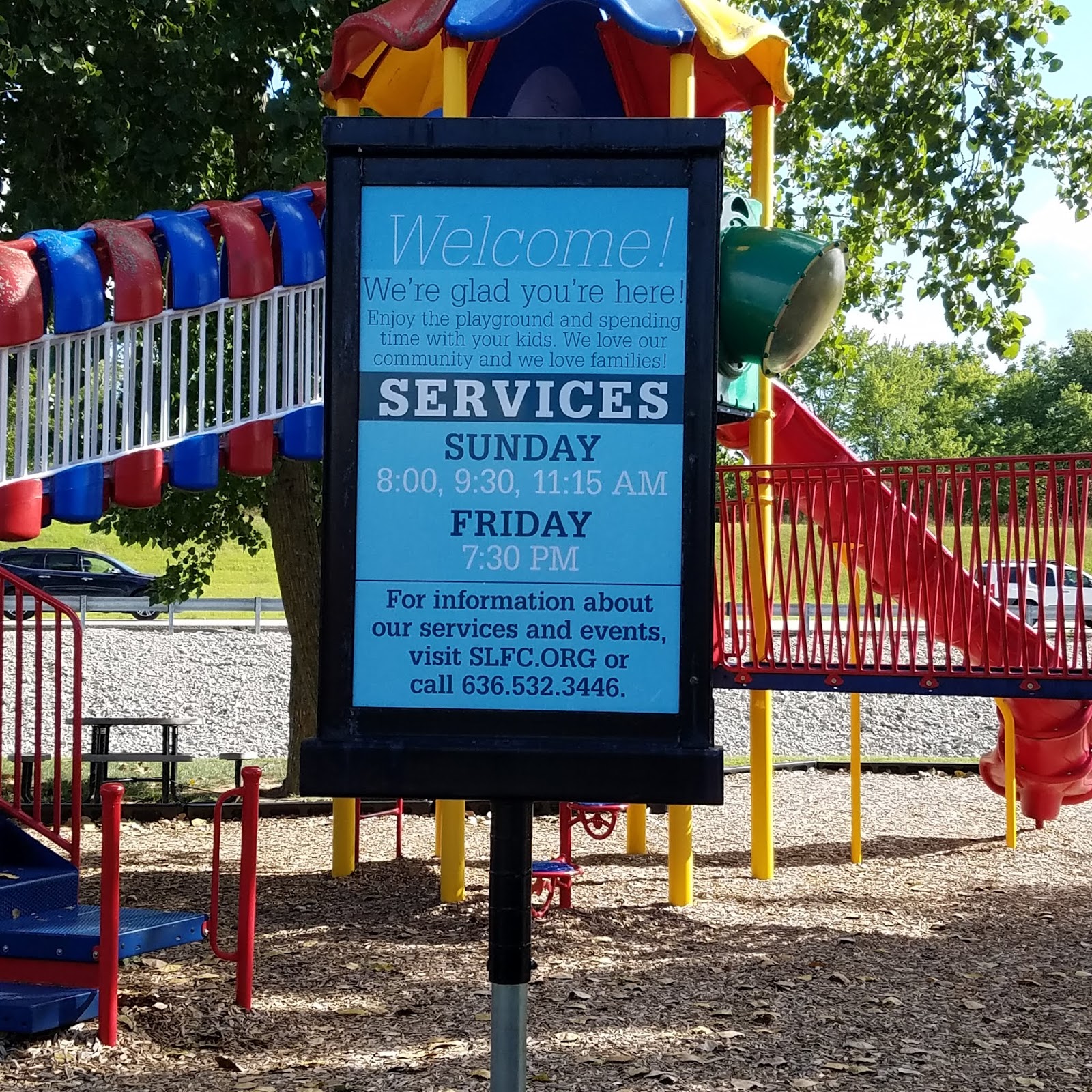 Play St. Louis St. Louis Family Church Playground, Chesterfield