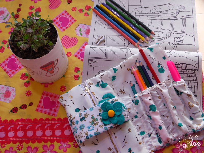 Estuche de tela para el regreso a clases