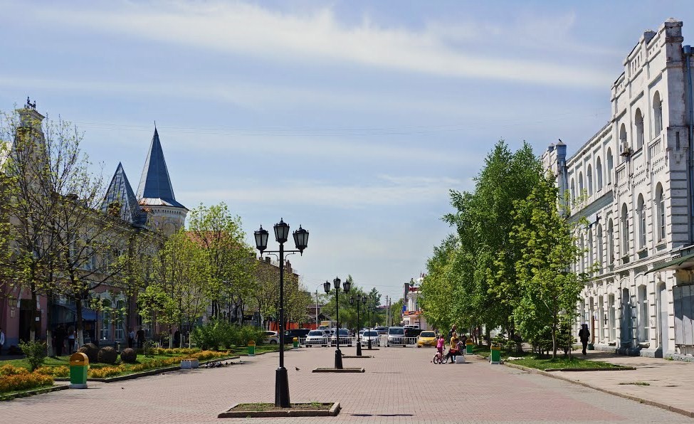 Ultima Thule: Ussuriysk, in the Russian far east: a renovated siberian town