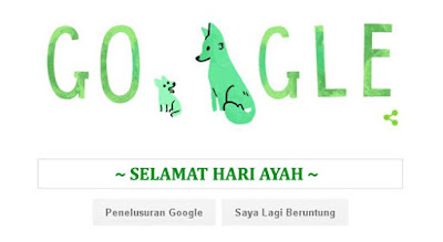 Google Doodle peringati Hari Ayah 2015