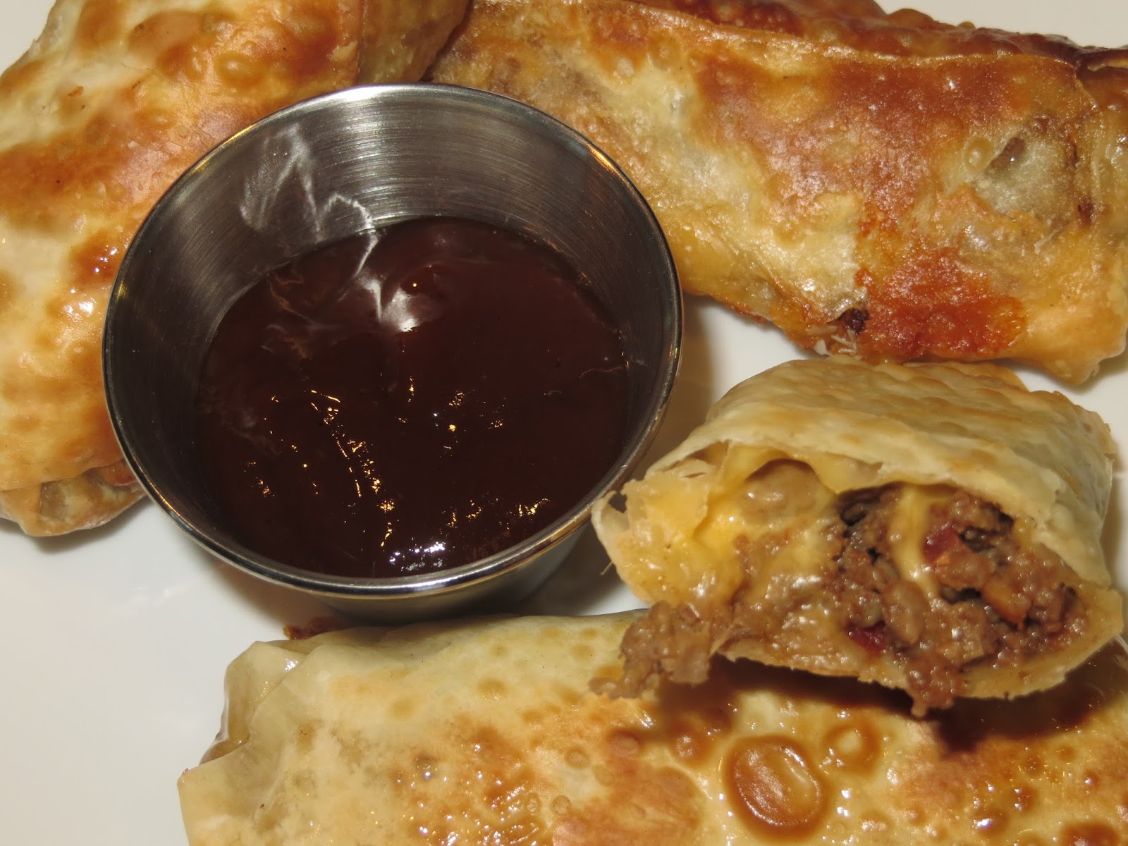 Two Magical Moms Bacon Cheeseburger Egg Rolls