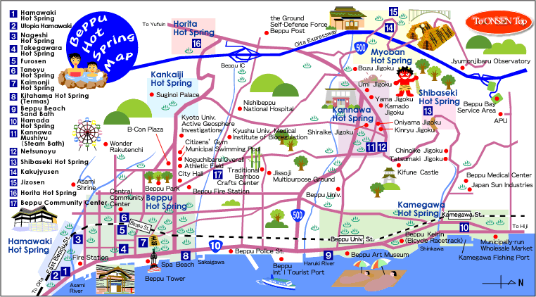 Beppu: qué visitar, Transporte, Onsen -Kyushu, Japón - Foro Japón y Corea
