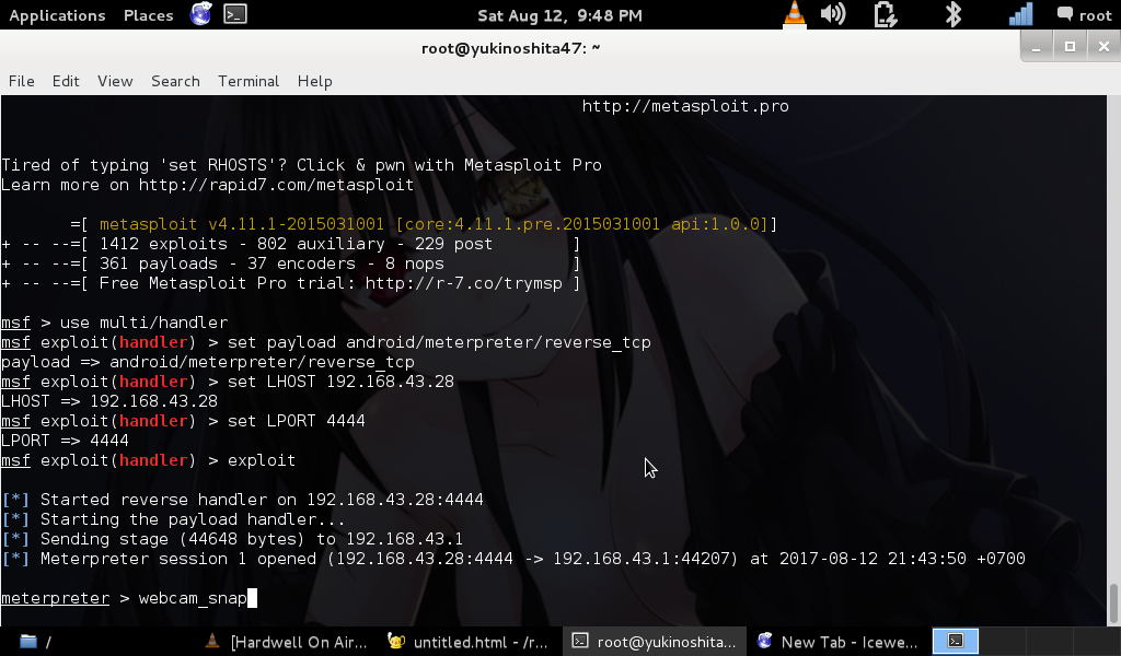 Reverse tcp